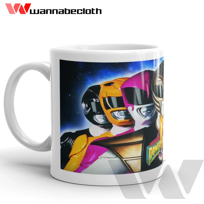 Mug Power Rangers Gelas Power Rangers Hadiah Koleksi Souvenir Mug Anak Mug Superhero Power Ranger
