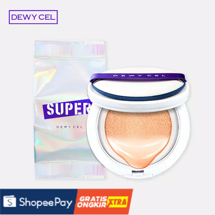 23Natural Beige Super Cover Cushion Refill Dewycel  Elegan Promo