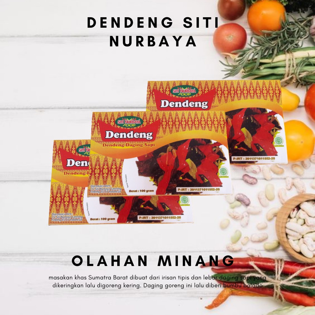 

Dendeng Siti Nurbaya / Kering Dendeng Sapi Asli Padang