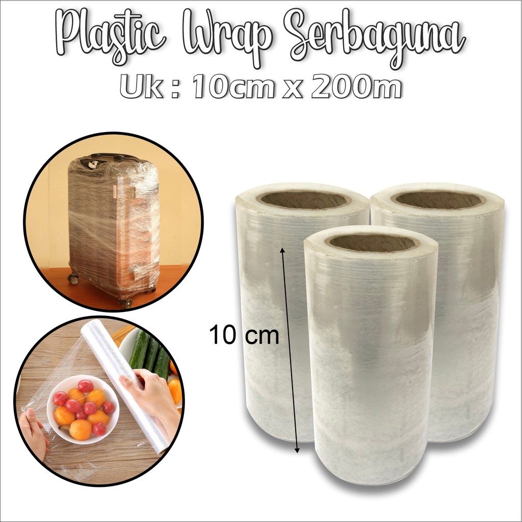 Plastic Wrap / PLASTIK WRAPPING 10cm X 200m