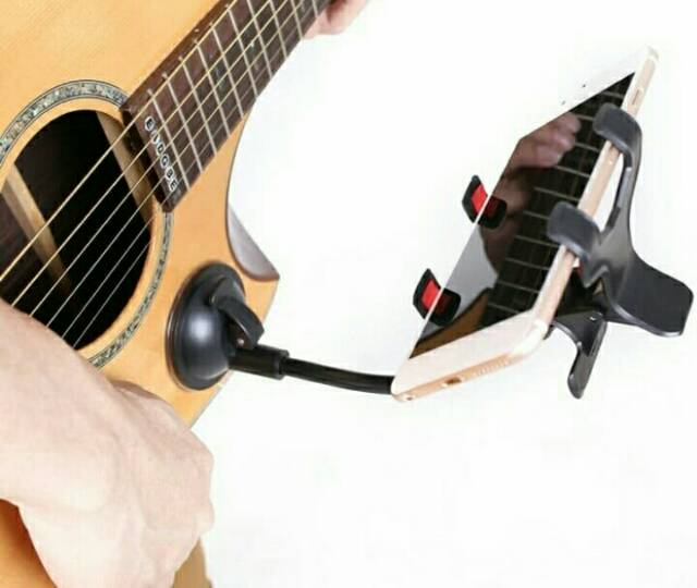 Holder handphone untuk gitar Phone holder tempel multifungsi KHG22