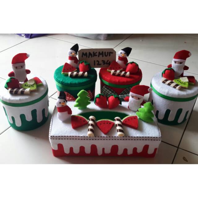 Toples hias / toples natal / toples set natalan /toples kue kering