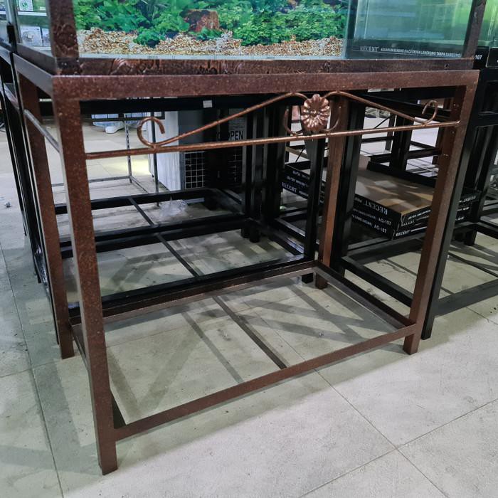 Akuarium Kaki Aquarium / Rak Besi Aquarium / Meja Besi Aquarium 80 X 40 X 70 Cm Kekinian Terlaris