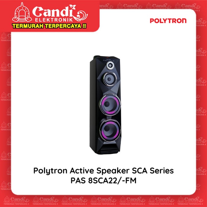 POLYTRON ACTIVE SPEAKER PAS-8SCA22-FM - Speaker Aktif PAS 8SCA22 /-FM