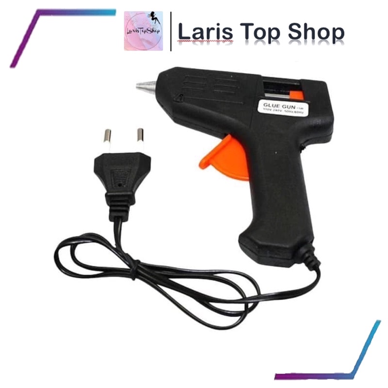 Pistol Lem Tembak 20 Watt / Glue Gun Mini / Glue Gun On Off / Alat Lem Lilin Tembak / Hot Melt Gun / Lem Tembak Murah / Lem Tembak Pistol Mini / Alat Lem Stick Kerajinan Tangan Pita Kain