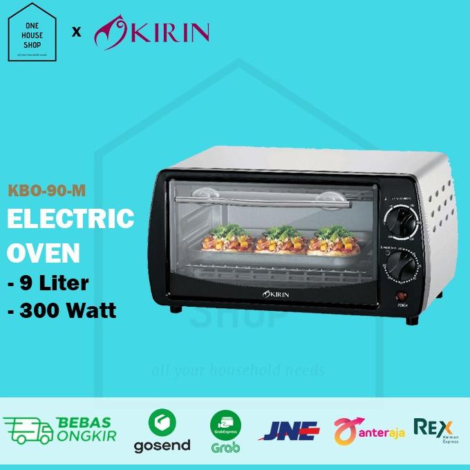 Electric Oven Hemat Listrik 9 Liter Low Watt 300 Watt Kirin Kbo-90-M