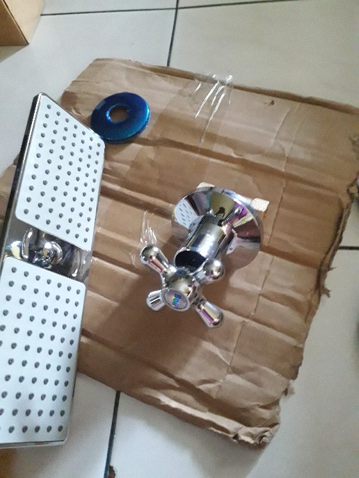 Paket Wall Shower Tanam Dan Stop Kran Tanam Promo Termurah