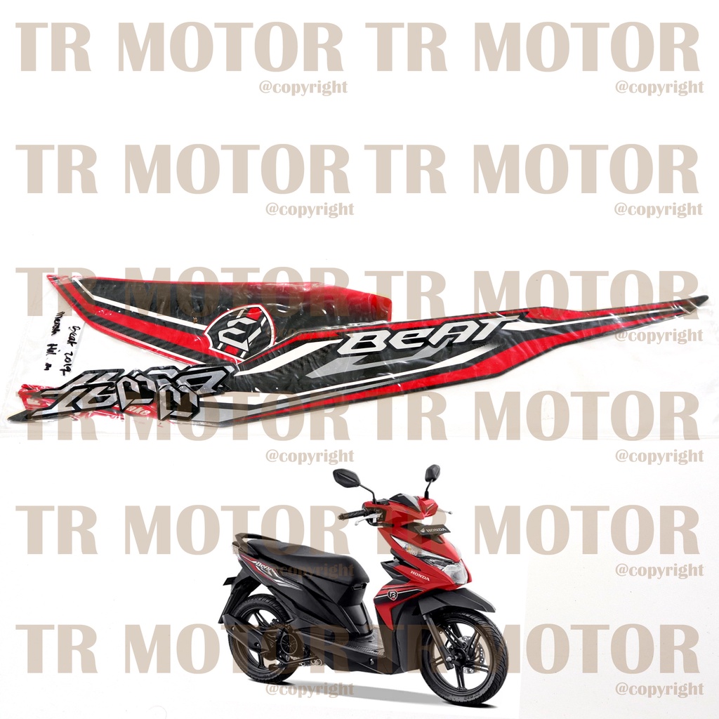 Stiker Motor Beat 2019 Sticker Striping Full Set Body Motor