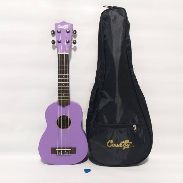 Ukulele Cowboy Soprano Sopran Warna Ungu Original