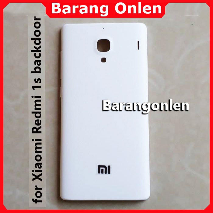 Xiaomi Redmi 1s backdoor tutup belakang baterai casing tombol luar samping