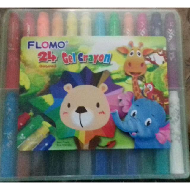 

FLOMO SLICK GEL CRAYON 24 warna