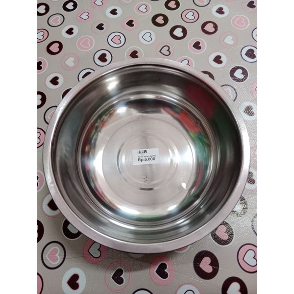 baskom stainless/baskom 20cm/mangkok stainless