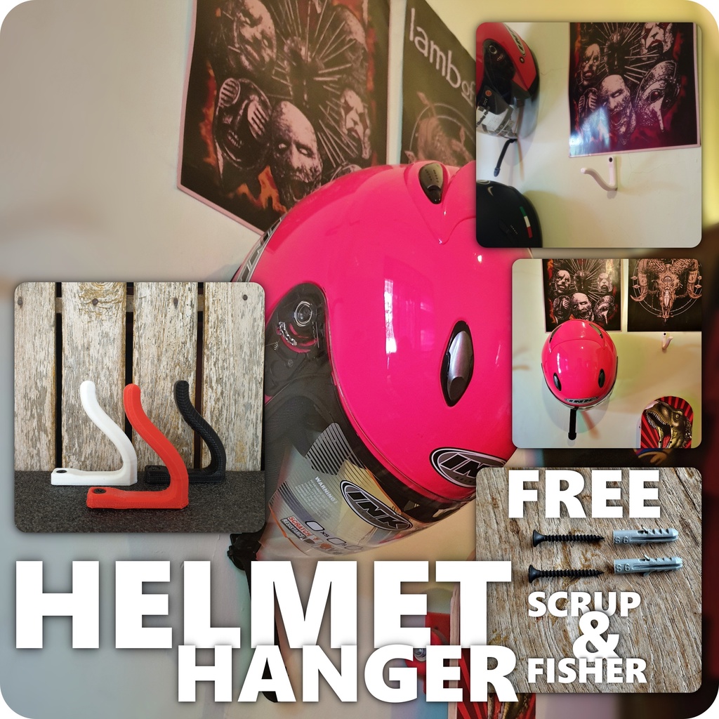 CANTOLAN HELM DINDING | Buat HELM MOTOR & HELM SEPEDA | HANGER HELM