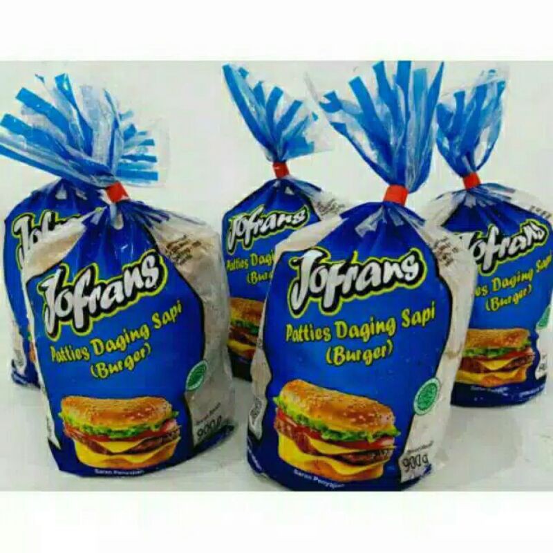 

JOFRANS Daging Burger Sapi 900gr Isi 15Pcs - Patties Berger Beef