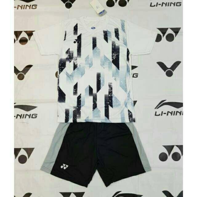 Baju setelan Badminton anak Yonex Y.136 Putih