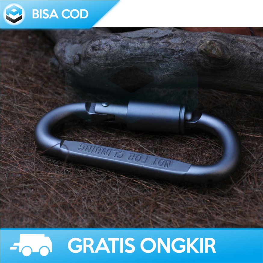 CARABINER / KARABINER GANTUNGAN TAS LIXADA QUICKDRAW STAINLESS STEEL