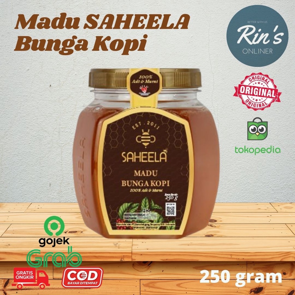 

Madu Saheela 250gr Varian Bunga Kopi