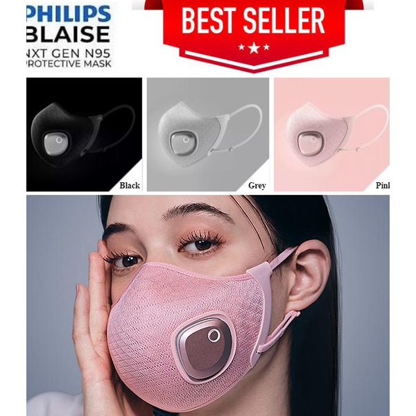 Masker Philips Blaise Mask /Mask Philips Air Purifier Elektrik N95