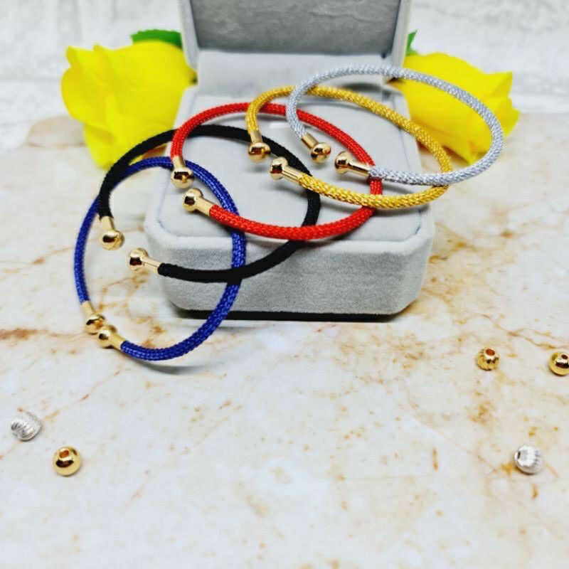 Grosir Gelang Tali Pandora New Item Bahan Gelang Liontin Emas