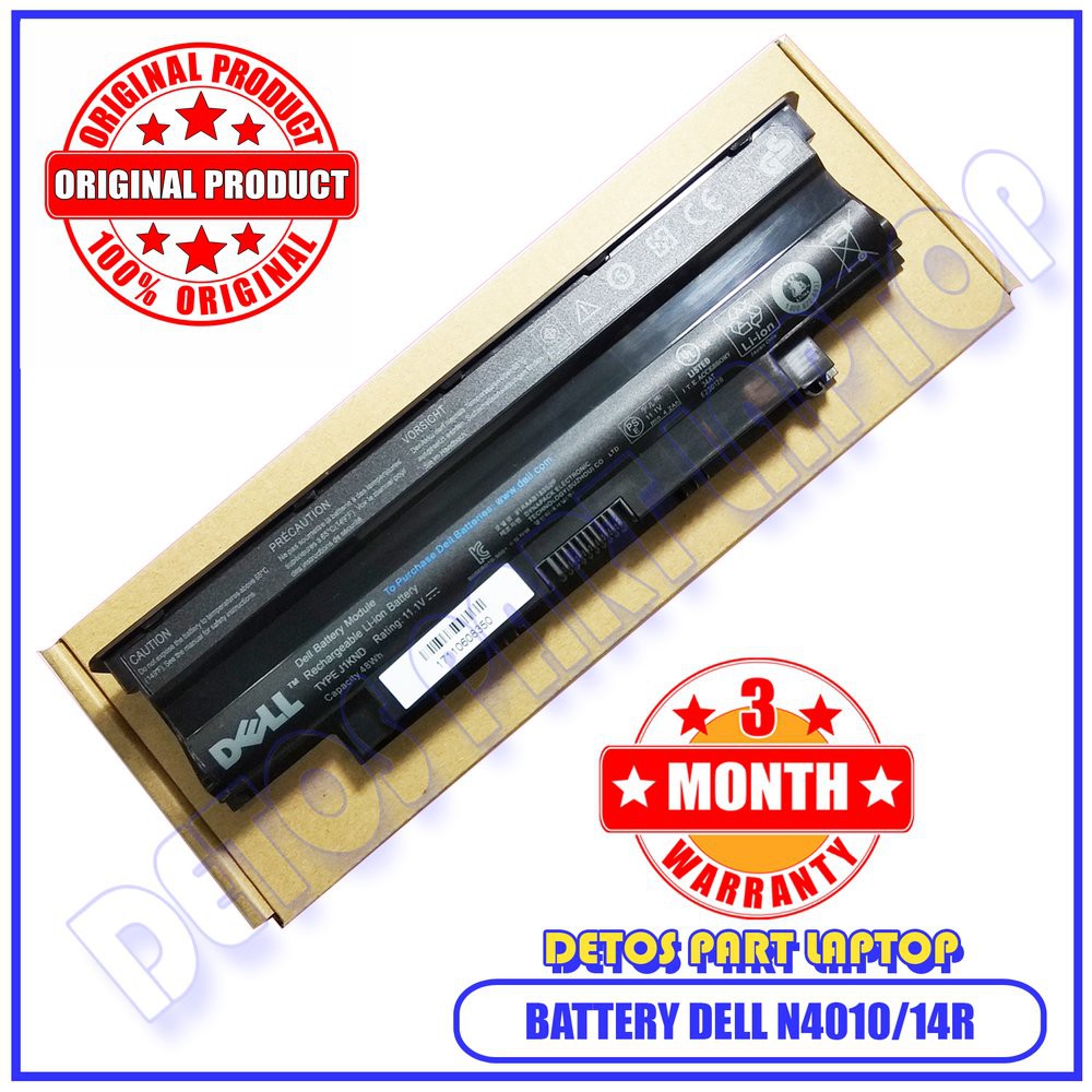 Baterai Battery Batre Dell Inspiron Original N4010 4010 N4050 4050 N5010 N4011 17R N7010 14R 13R N30