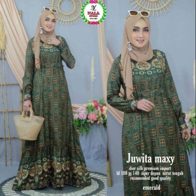 Juwita maxy dior silk import baju muslim