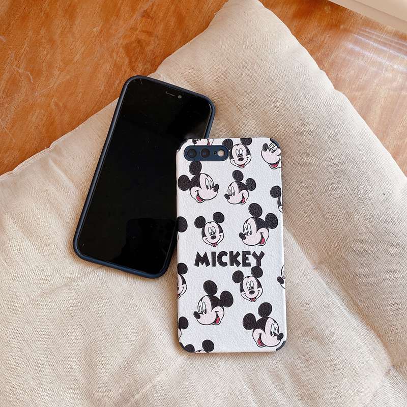 Full Mickey Casing iP iPhone 6 6S 7 8 + Plus X XR SE 2020 XS Max 11 12 mini Pro Max Fine Hole Soft Case