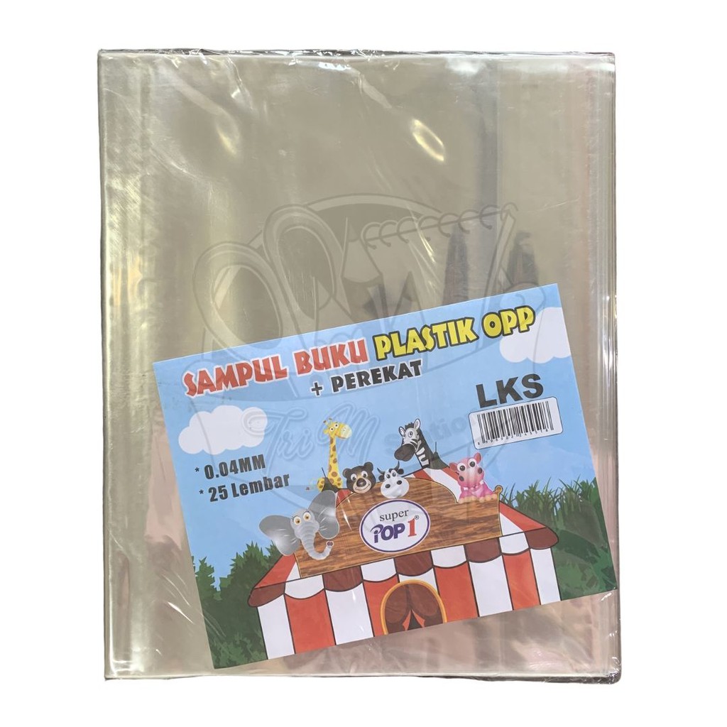 

Super POP 1 Sampul Buku LKS Plastik OPP dengan Perekat