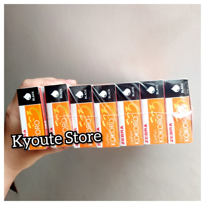 

Hari Ini Satu Lusin Pak Pulpen Gel Zebra Kokoro Hitam Alat Tulis Murah Bergaransi