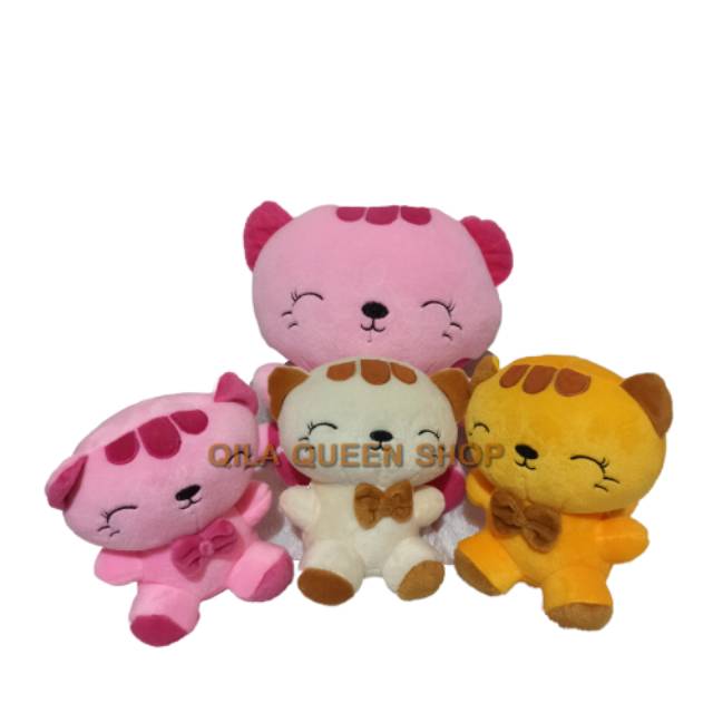 Boneka kucing XL BERANAK 3 berat 1kg