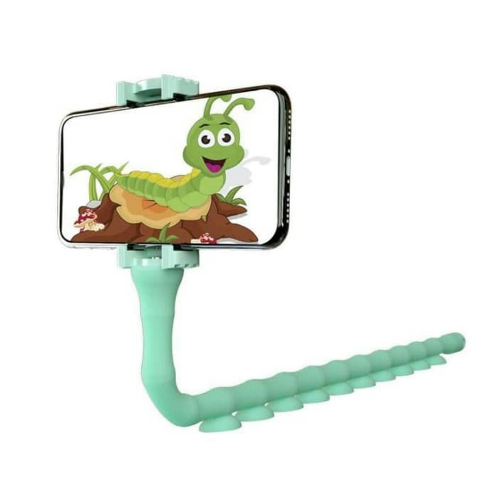 Worm Lazypod Cute Lazy Pod Holder Smartphone 360 Tongsis Tripod Gurita