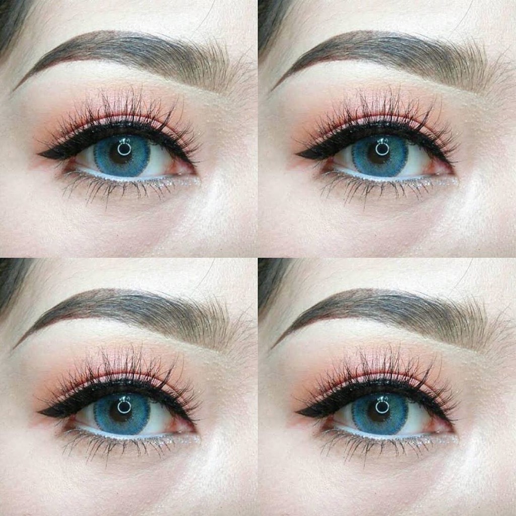 Softlens LIVING COLOR PASSION DIA 14.40mm NORMAL &amp; MINUS BROWN GREY BLUE (-0.50 S/D -3.00) GRAY/Lensa  Kontak/BS