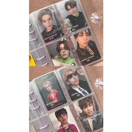 Photocard NCT dream 127 U | mark jisung yuta johnny jaehyun hendery | resonance sticker hot sauce re