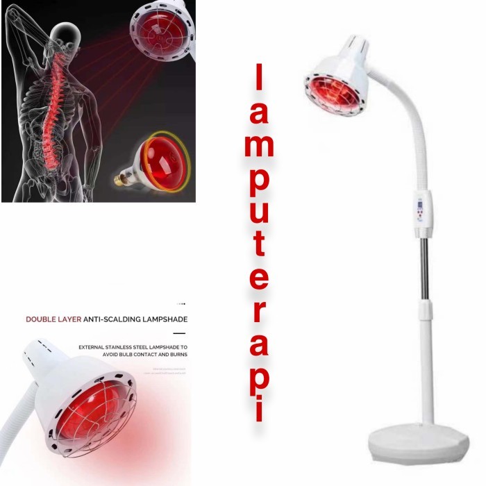 Alat lampu terapi infrared theraphy merah untuk terapi sakit pada bagian tubuh