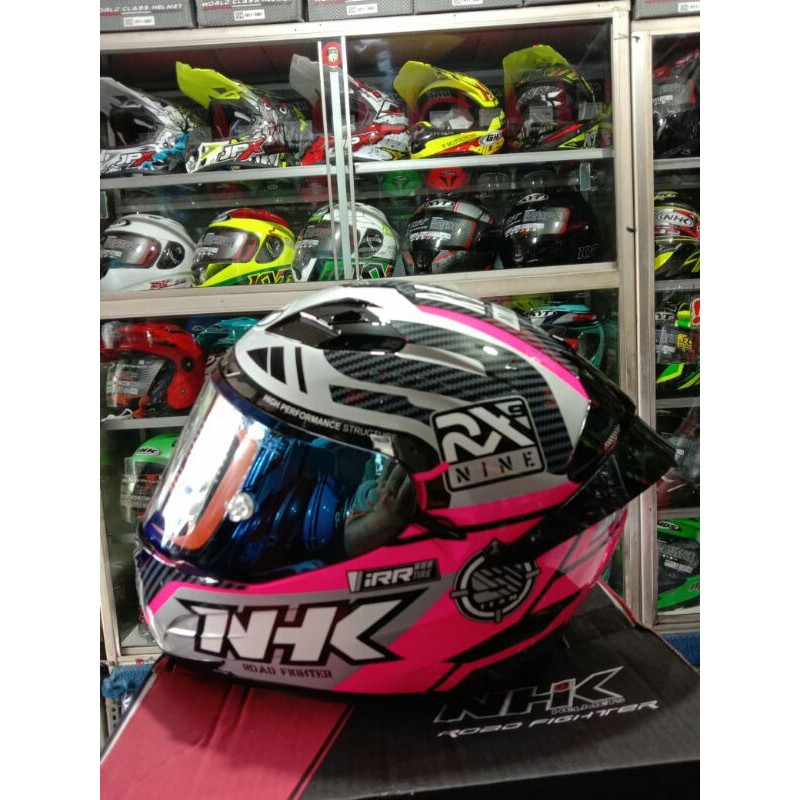 Jual Nhk Rx Motif Racer X Pink Silver Fluo Paket Ganteng Shopee Indonesia