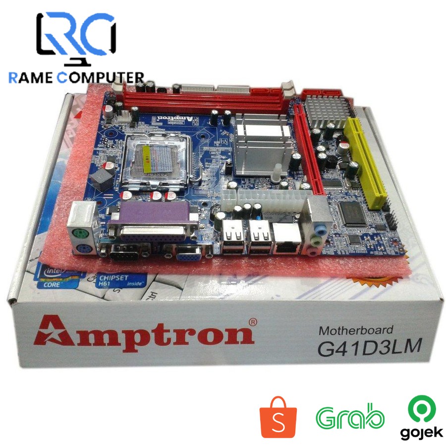 Motherboard Mobo Amptron G41 LGA 775 DDR3