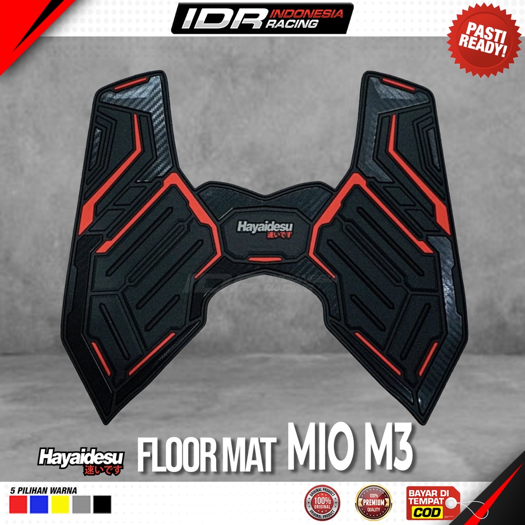 Karpet Motor Mio M3 Hayaidesu Floor Mat Body Protector Aksesoris Yamaha