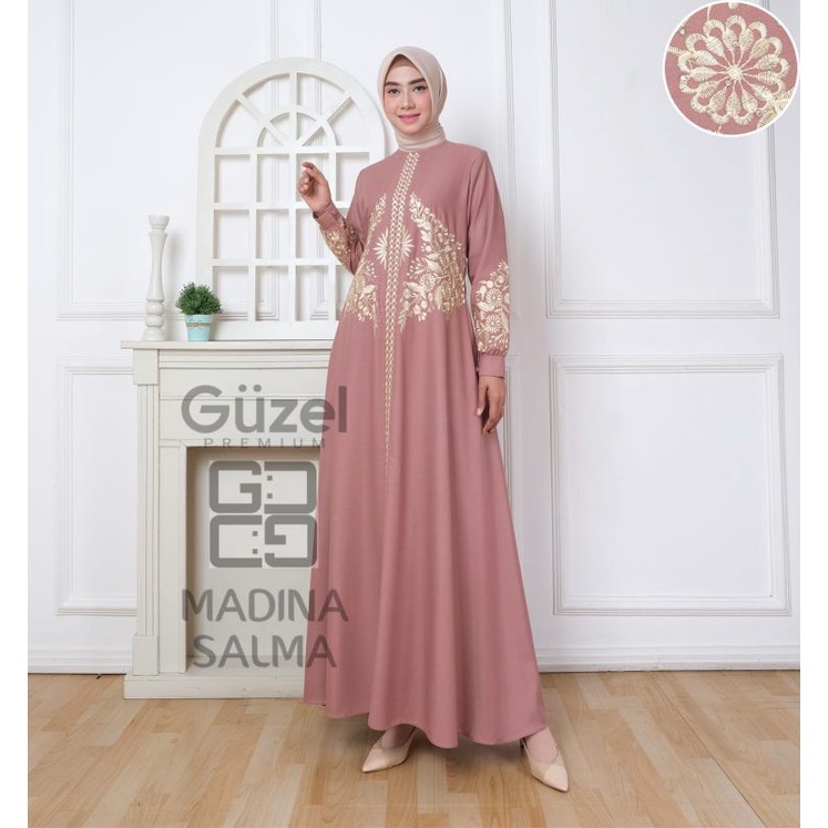promo gamis Madina salma guzel ORI//gamis wanita terbaru/termurah