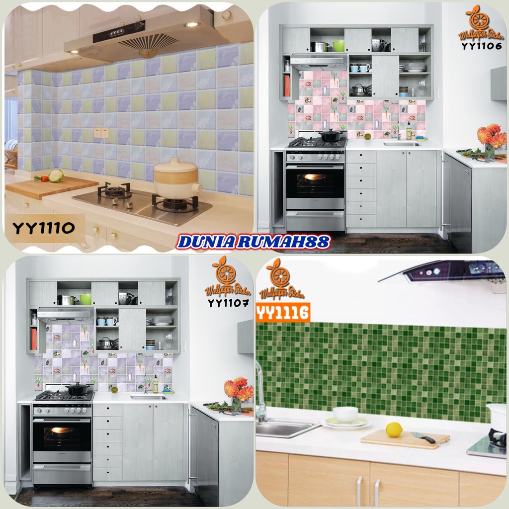 Sticker Dapur &amp; Kamar Mandi Anti Air Minyak Panjang 5 Meter - Dunia Ruang 88