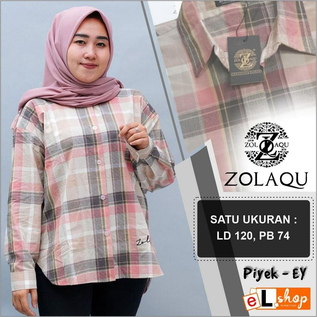 KEMEJA ZOLAQU ORI TERBARU 2023 ATASAN SEMI TUNIK ORIGINAL 100% PAKAIAN WANITA OUTFIT CLOTHING BAJU B