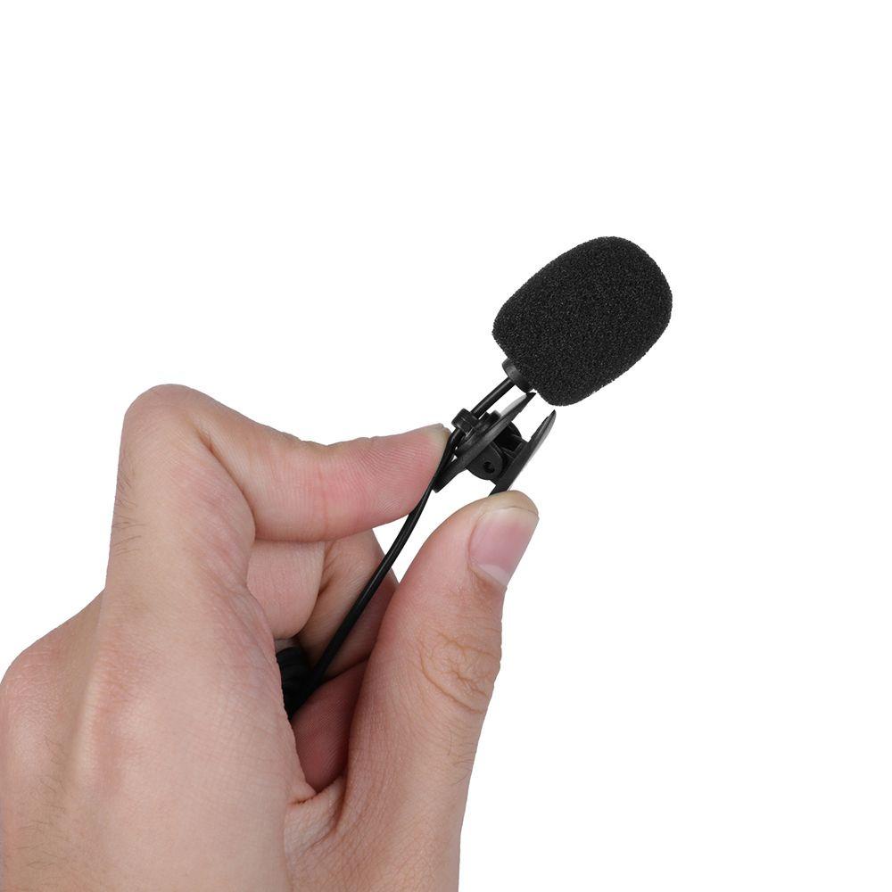 POPULAR Populer Mikrofon Smartphone Kabel Kondensor Lavalier Mic Untuk Rekaman PC Telepon