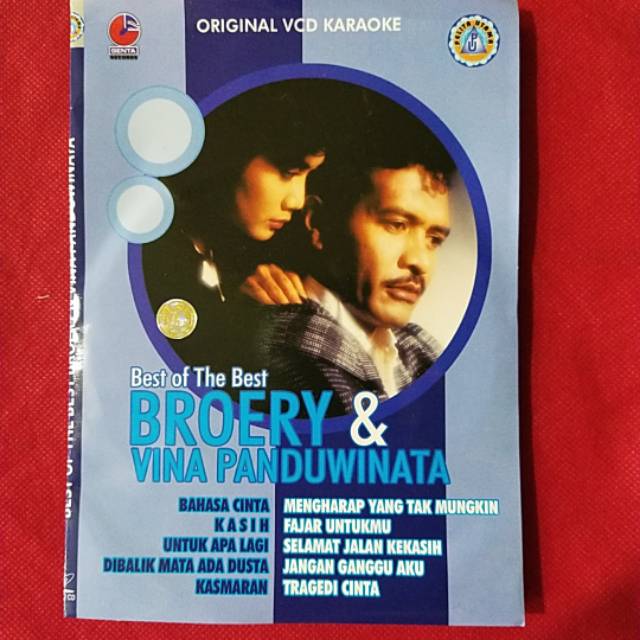 VCD ORIGINAL MUSIK VIDEO CLIP LAGU KARAOKE VINA PANDUWINATA DAN BROERY MARANTIKA