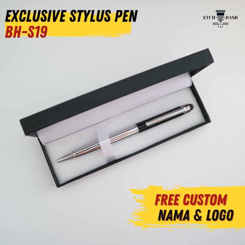 

Pulpen Promosi Stylus Custom | Pulpen Eksklusif Free Grafir Nama Dan Logo | Pulpen Stylus | Pulpen Hadiah - Exclusive Stylus Pen BH-S19