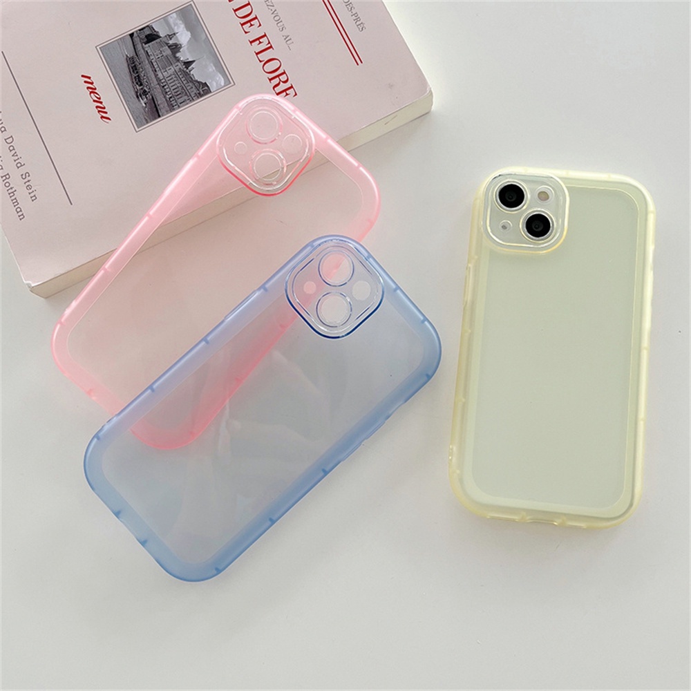 Soft Case Bahan Silikon Tpu Bening Tahan Banting Untuk iPhone 11 12 13 14 Pro Max Xr X Xs Max Se 2020 Se2022 7 8 14 Plus