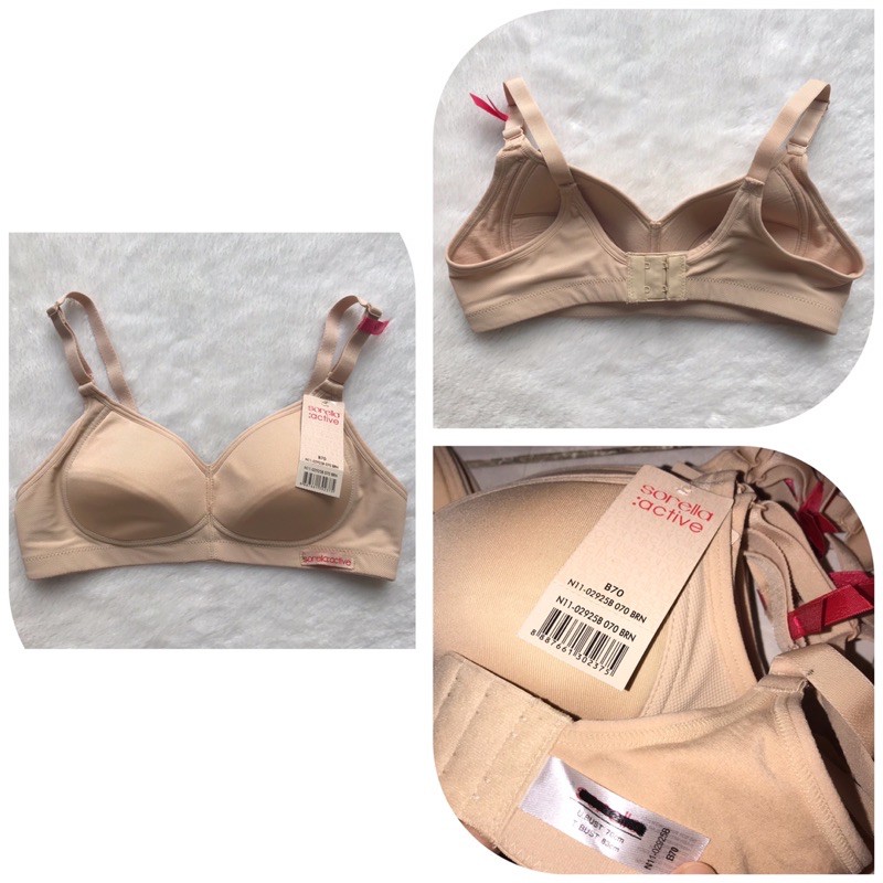 sorella bra tanpa kawat kode N11-02925B original cross label sale