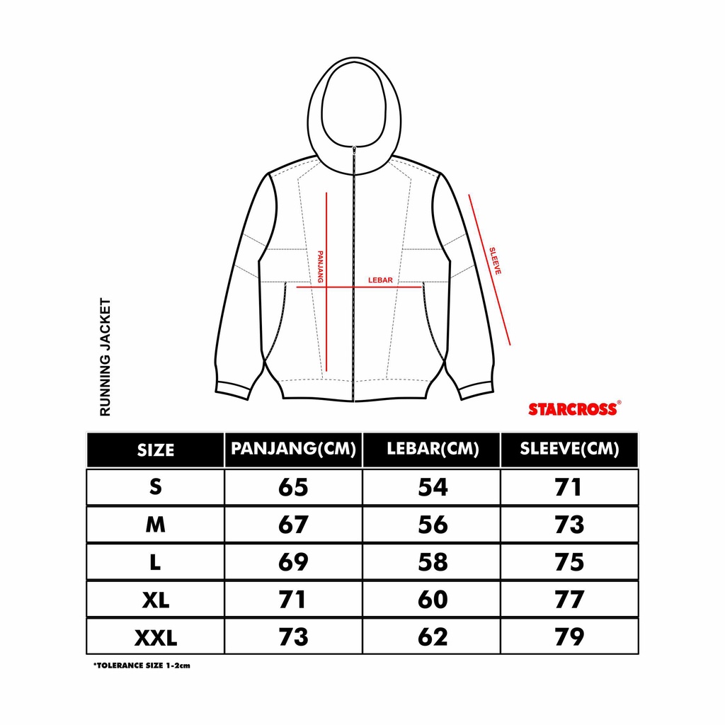 STARCROSS Running Jacket - JS 1023 - Black-4