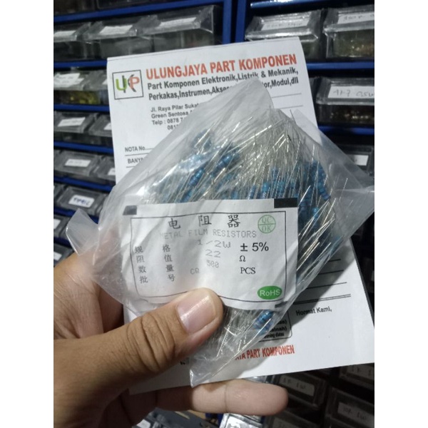 resistor 22R 0.5w 22ohm 0.5watt