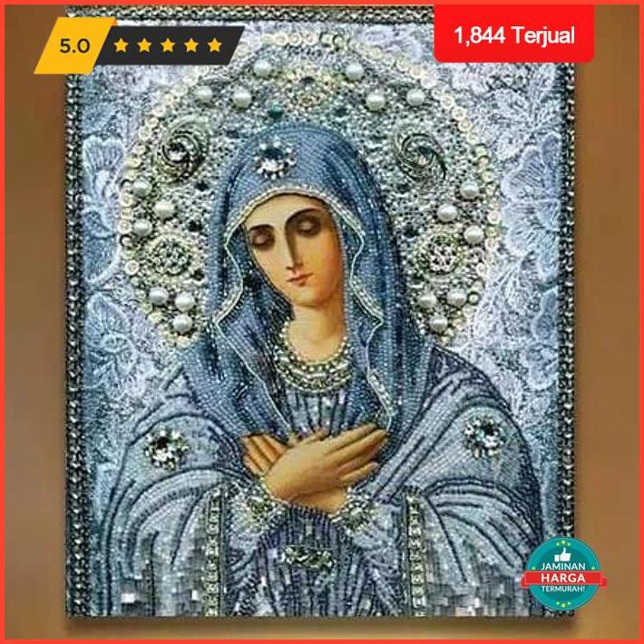 Dekorasi Rumah Diy Diamond Painting Bunda Maria Crystal Edition Promo