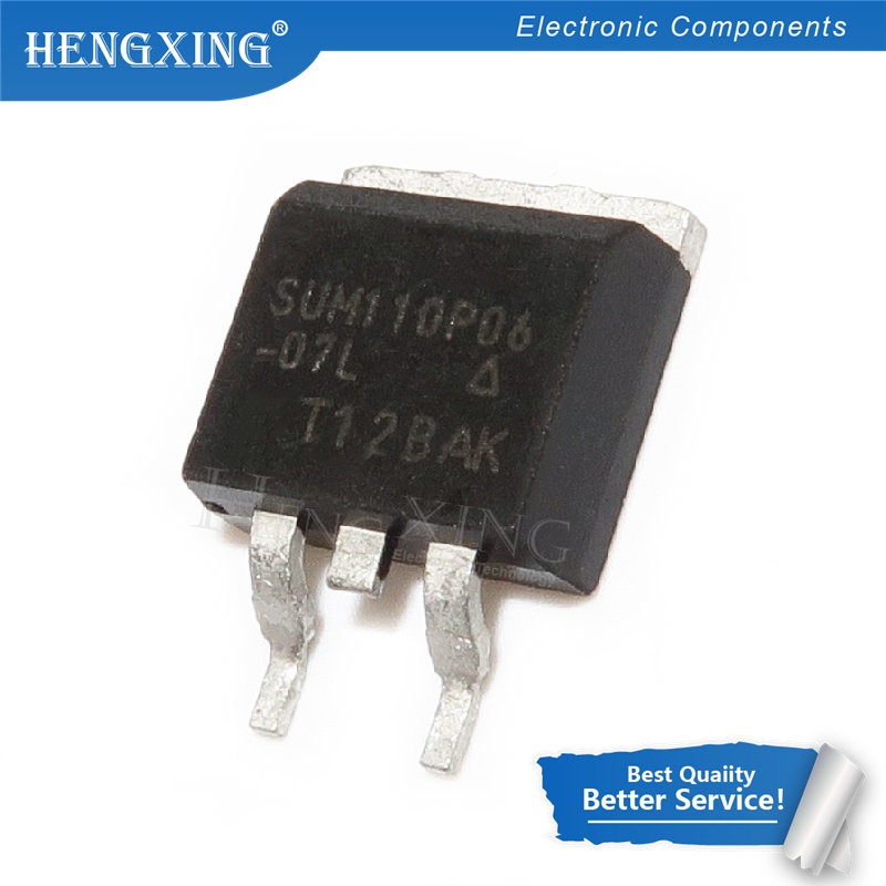 50pcs SUM110P06-07L SUM110P06-07L-E3 SUM110P06-07L 110P06 TO-263