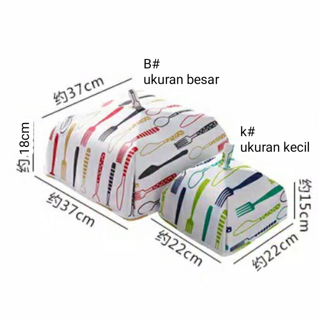 3SP | PR42 Tudung Saji Aluminium Foil Lipat Penutup Makanan Tahan Panas Dingin Murah Import