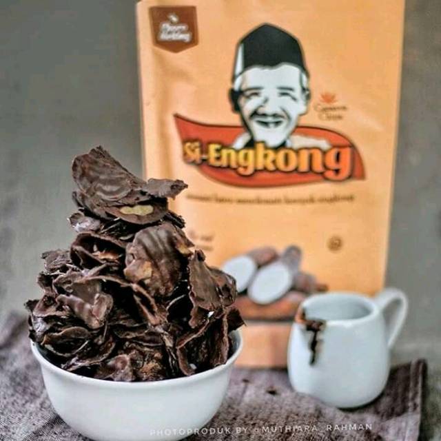 

Si Engkong (singkong cokelat lumer)